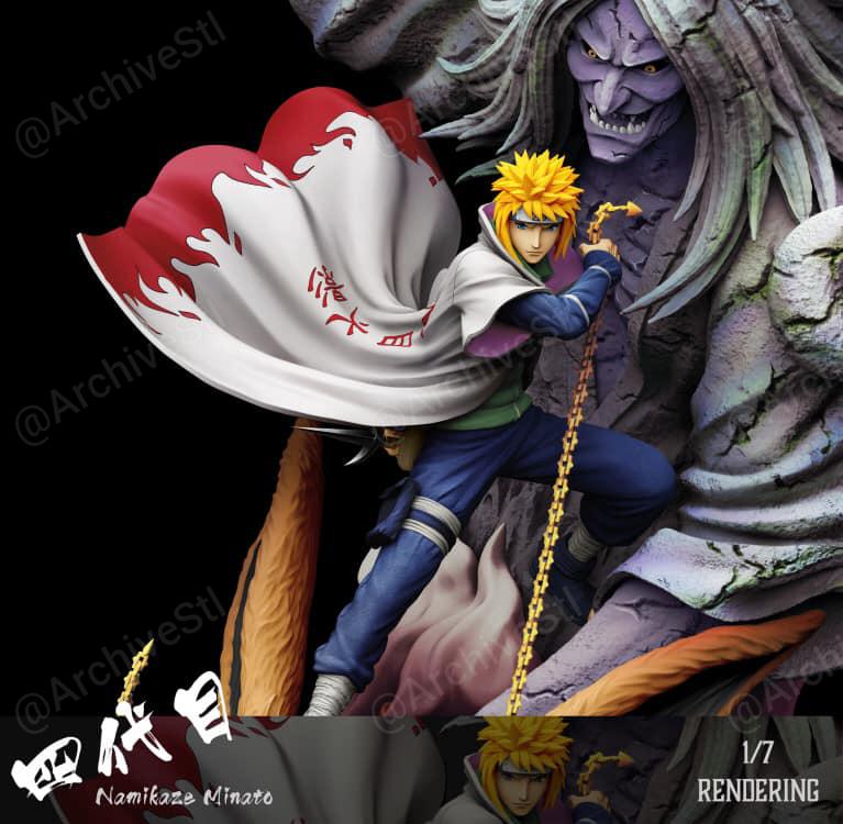 火影忍者  波风水门（Minato） 3D打印图纸